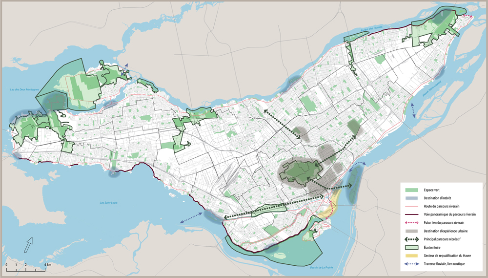 Concept de la trame verte et bleue