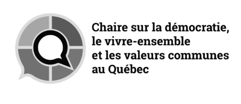 Logo Chaire de recherche sur la démocratie, le vivre-ensemble et les valeurs communes au Québec